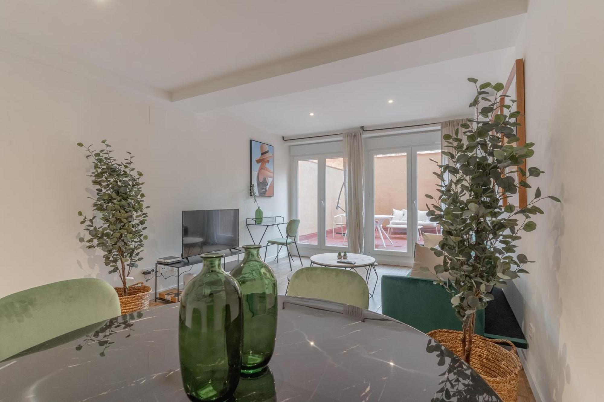 Appartement Large With Terrace- 2bd 1,5bth- Plaza Castilla